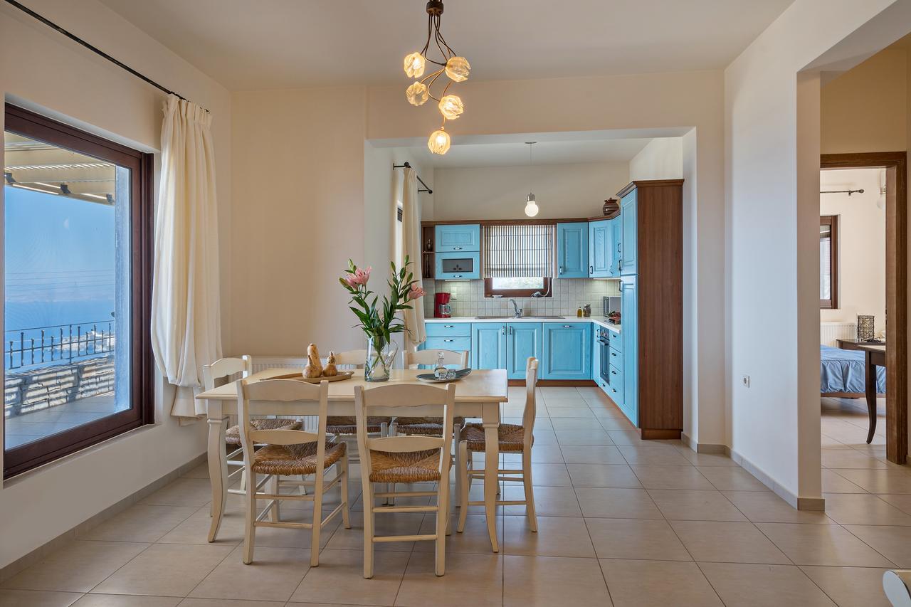 Sea Views At Villa Anemomylos With Heated Pool, Ping Pong And Tennis Agia Pelagia Eksteriør bilde